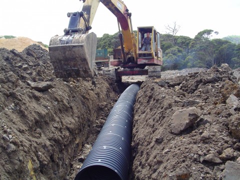 Laylite Culvert in Trench